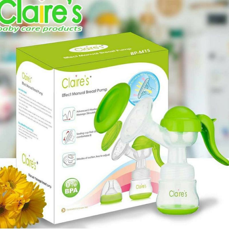 CLAIRE'S Manual Breast Pump BP-M15 Pompa Asi - Pompa Asi Manual