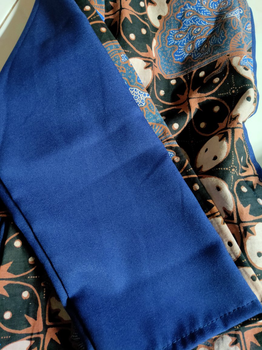 M-l-xl-xxl Batik Wanita Asj Sa Hrb026 Kenongo Kemeja Tosca Pendek