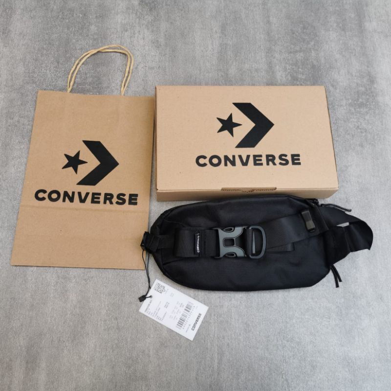 Waist bag Converse Swapout black FullSet tas pinggang converse