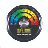 Exoterra Thermometer Analog Pengukur Suhu Kandang Reptil Torto Kura Termometer Exoterra