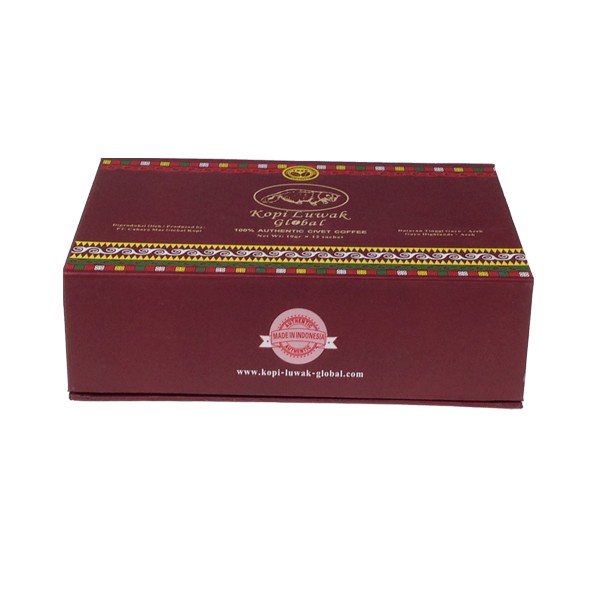 

kopi luwak global drip coffee gift box 120gr ISI12 sachet