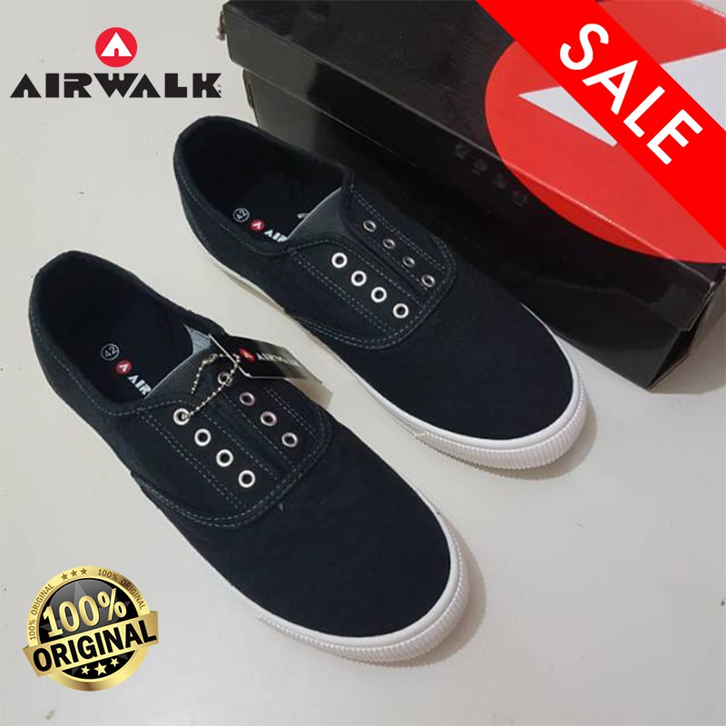 Sepatu Sneaker Pria Airwalk Fennel AIWX8F0703BK Black - ORI