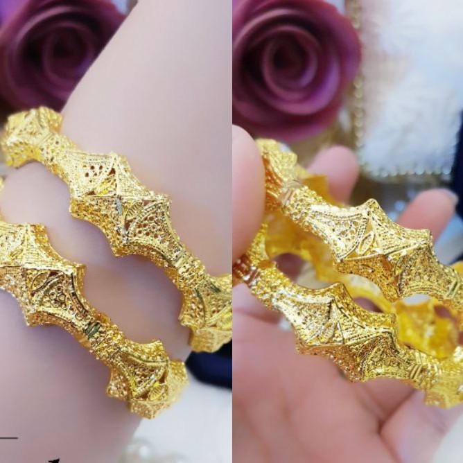 Xuping Perhiasan Gelang Lapis Emas 24K G758