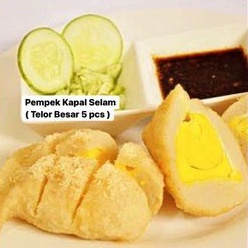 

Pempek Lala 26 Ilir Palembang Telur Besar / Pempek Kapal Selam Isi 5 pcs 1 Kg [ Vacum Frozen ]