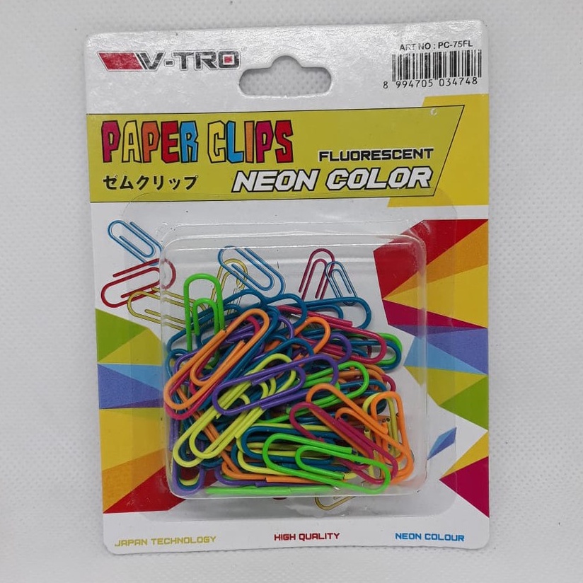 

Paper Clip Warna Warni / Klip Kertas