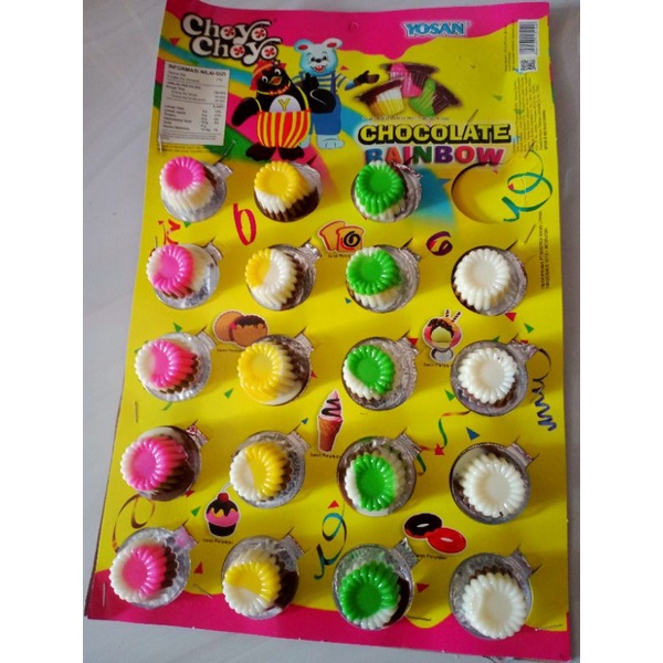 

coklat rainbow 6 g
