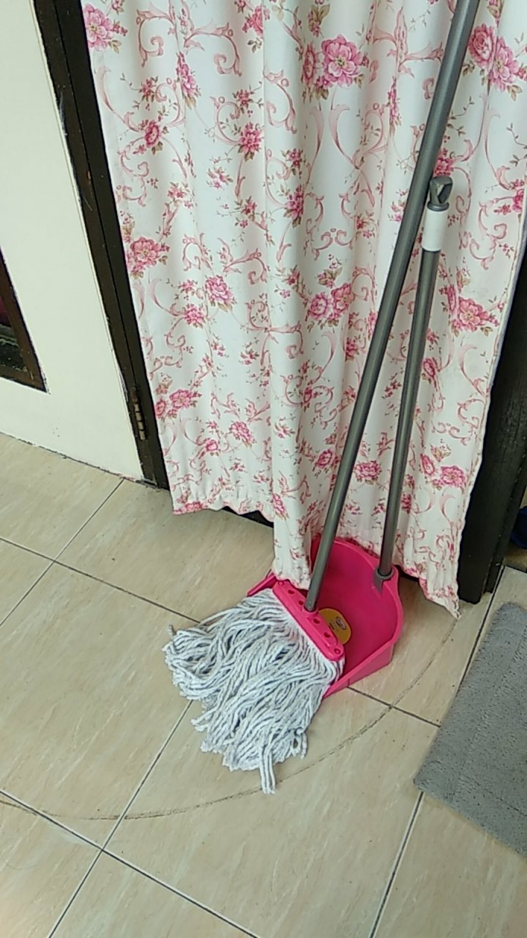 Hawaii Pel Lantai + Gagang / Square Cotton Mop + Metal Handle (l)