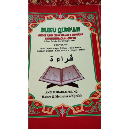 

buku qiroah untuk kodian