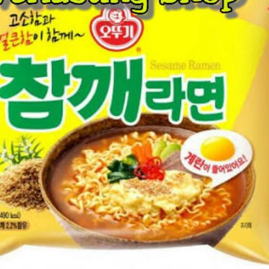 

♒︎terbaru nih 15☠ Ottogi Sesame Ramen With Egg Block ( Korean Ramyun , Ramyeon ) ☆☆