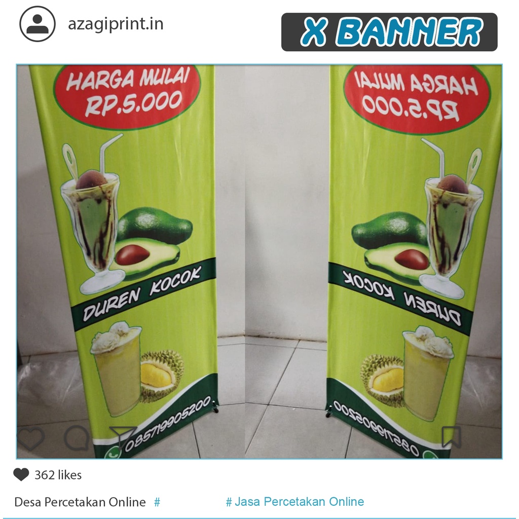 X Banner 180 x 80 cm Flexy China