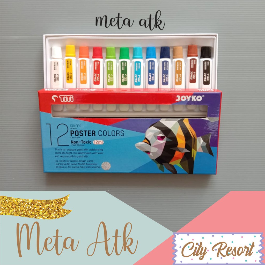 

Poster Color / Cat Poster Tube Joyko TiTi POC-12ML-12 Warna