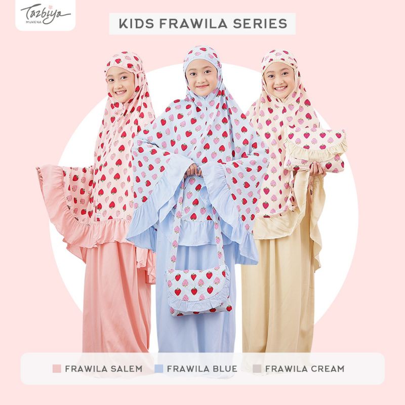 Mukena Tazbiya Kids Frawila Series Allsize