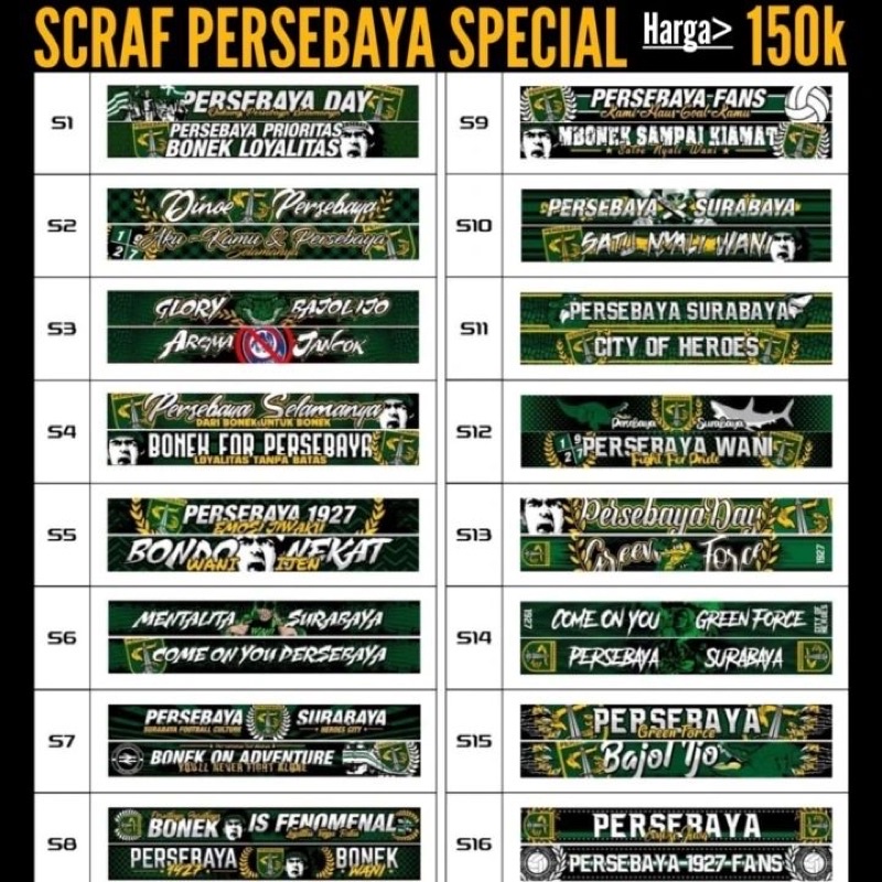 SYAL SPESIAL PERSEBAYA