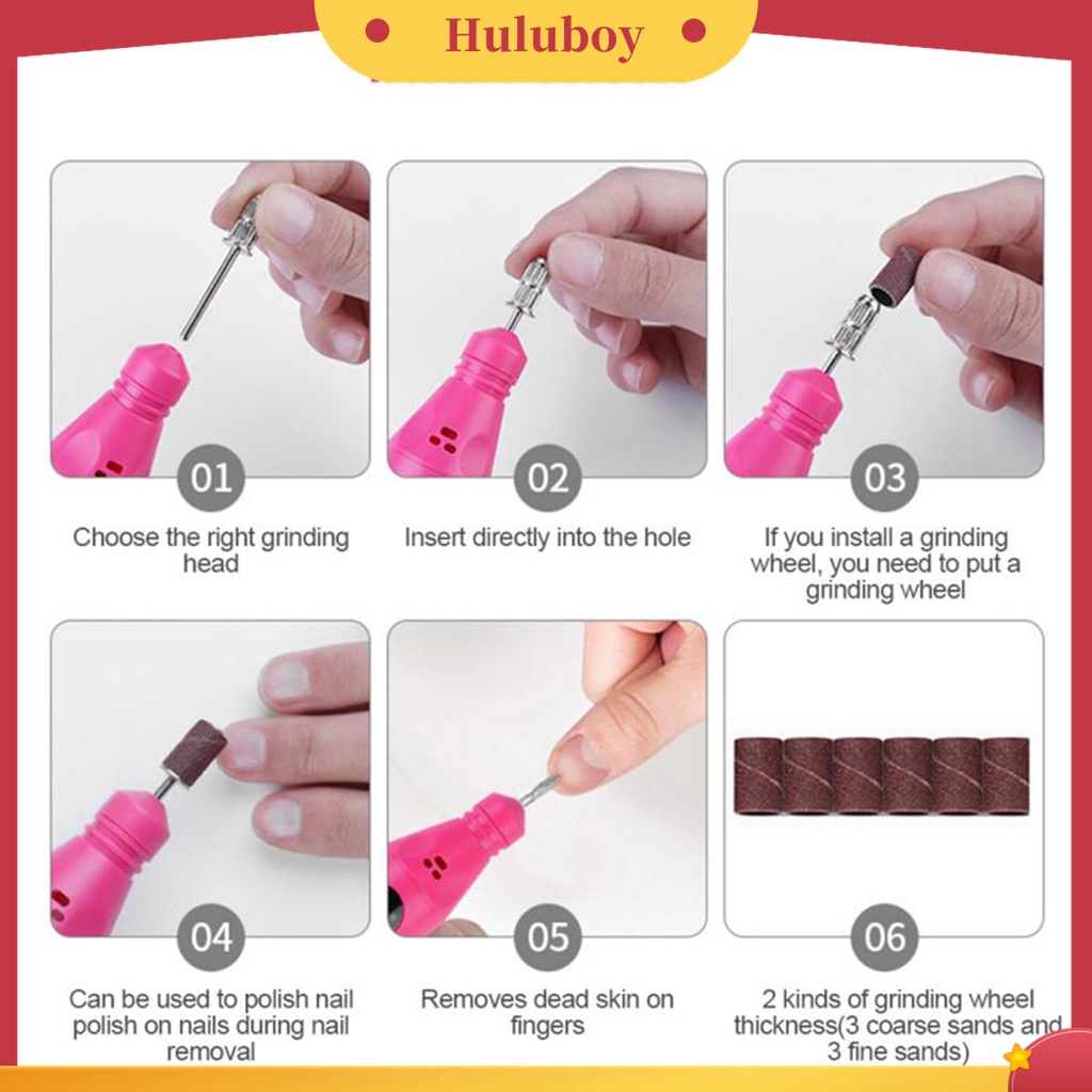 Huluboy Huluboy♡ Alat Kikir Kuku Multifungsi Untuk Manicure