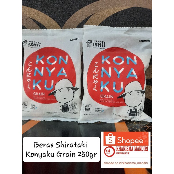 

BERAS SHIRATAKI / BERAS KONYAKU 100gram & 250gram