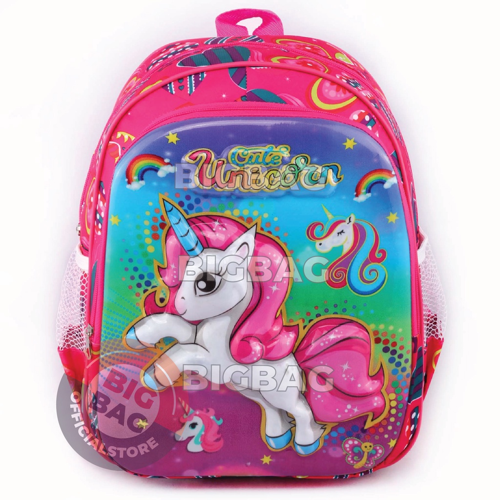 RTM - BISA NYALA Tas Ransel LED Anak Perempuan Karakter UNICORN / KITTY - RANSEL BOBA LED  - RANSEL BOBBA - TAS UNICORN ANAK CEWE - School Bag Tas Sekolah Anak - Tas Anak Sekolah Tas Anak SD Tas Anak TK Promo Diskon Termurah Terlaris Terbaru Best Seller