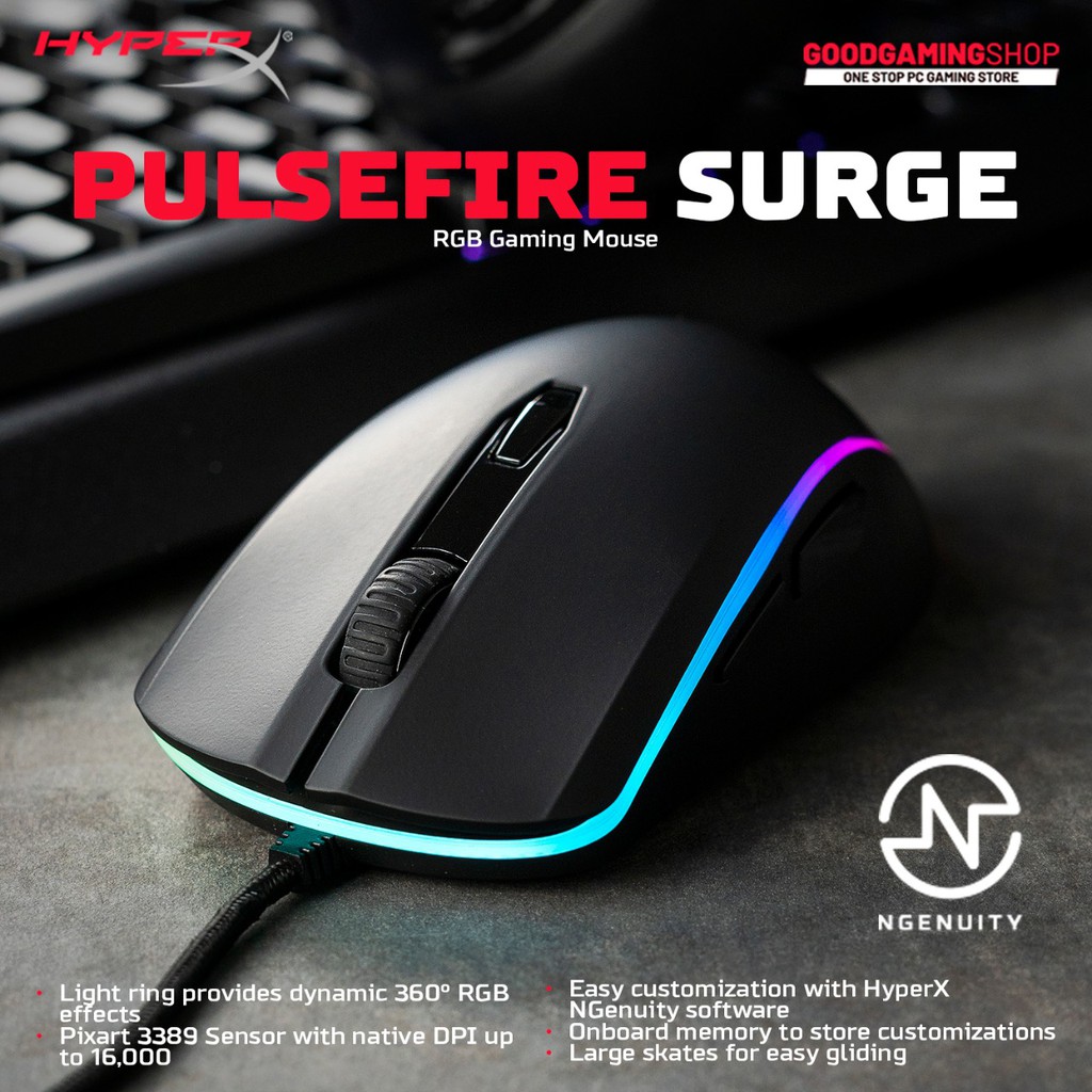 Hyperx Pulsefire Surge Gaming Mouse Shopee Indonesia