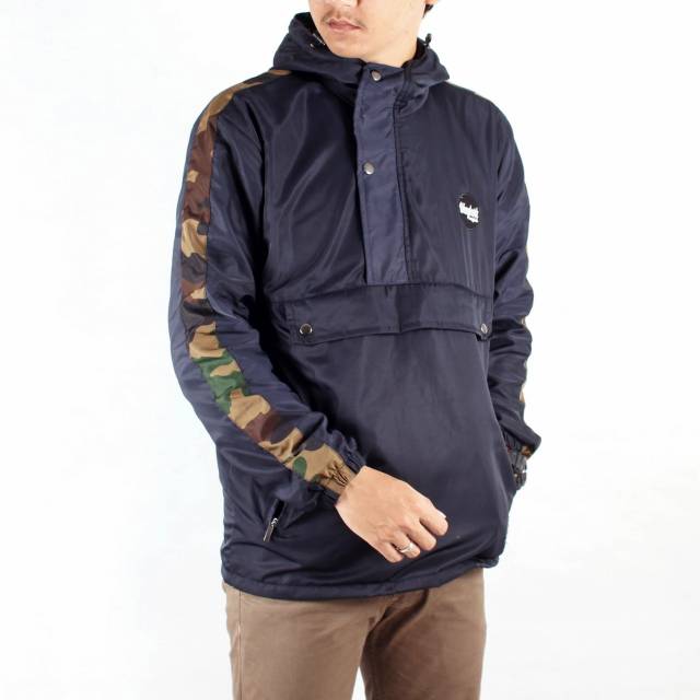 Jaket Cagoule Army Camo List Loreng Wangkers