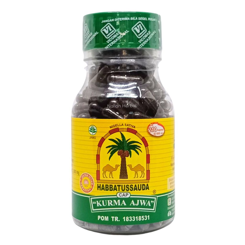 

Habbatusauda Cap Kurma Ajwa 100, 120 & 210 kapsul