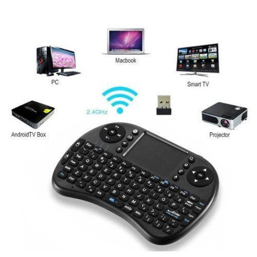 Wireless Mini Keyboard Touch Pad Smart TV PC HP 2.4Ghz i8 OMKY0RBK 111