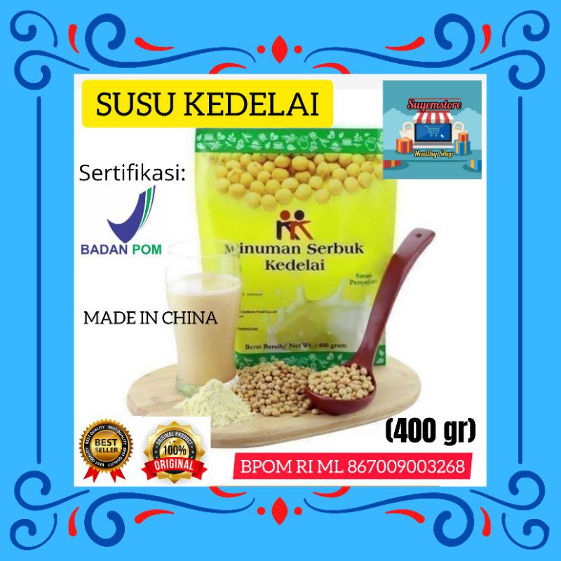 

SUSU KACANG KEDELAI BUBUK, SERBUK KEDELAI, SOYABEAN SEPACK 400 GRAM