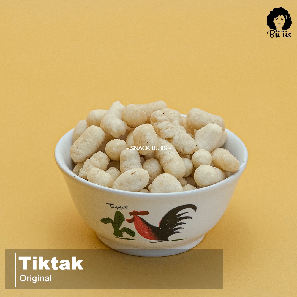 

250gram Sukro Unyil Tiktak Original/Pedas Snack Bu Iis Cemilan Sukabumi