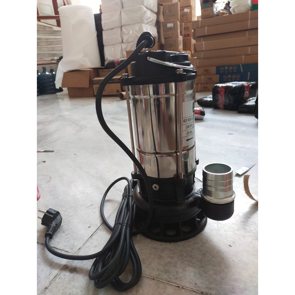 MAXPUMP WQD10-8-0.75 Sewage Pump Pompa Celup Air Kotor Submersible Pump 2Inch 1HP 750Watt Air Kotor 220Volt