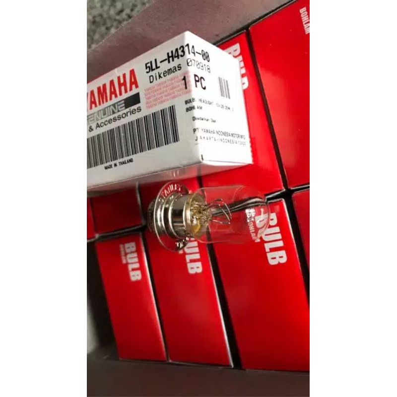 Bohlam lampu depan dop depan 12V 25W yamaha mio Yupiter Beat Vario X125