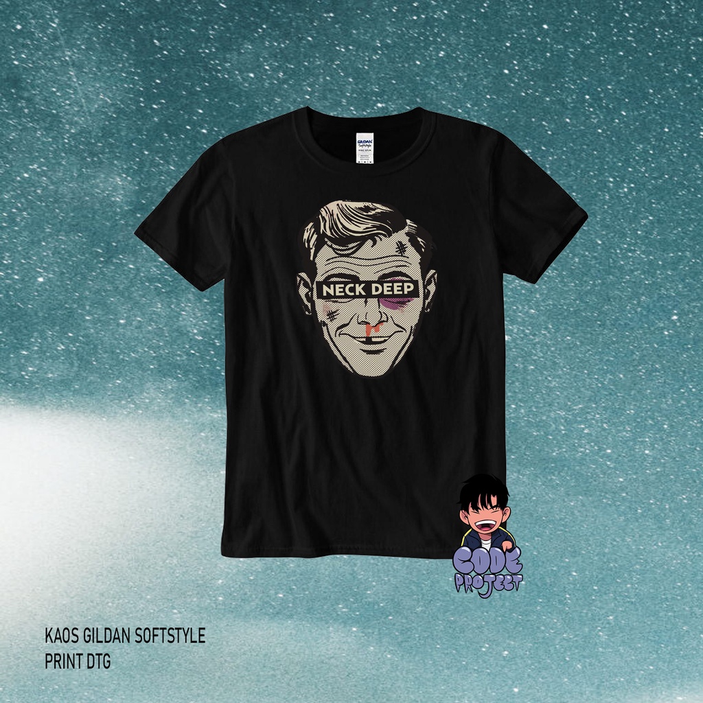 KAOS NECK DEEP - kaos gildan neck deep - kaos neck deep tag gildan - neck deep