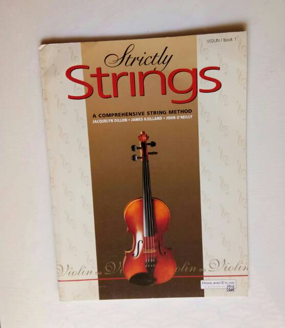 Buku biola Strictly Strings Violin Comprehensive String Method Buku biola