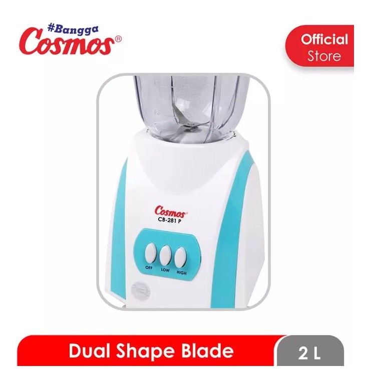 Blender Cosmos 2in1 Plastik CB281P/Blender Plastik