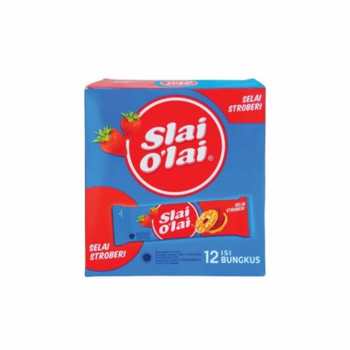 

504Oekho Roma Slai Olai Strawberry Box Pak Dus Isi 12 X 24Gr 24 Gr 6J477iyfi