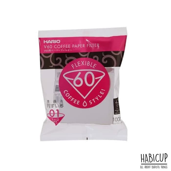 

Hario V60 V01 Paper Filter White 100 pcs - Kertas Saring Kopi Putih - kkp1029