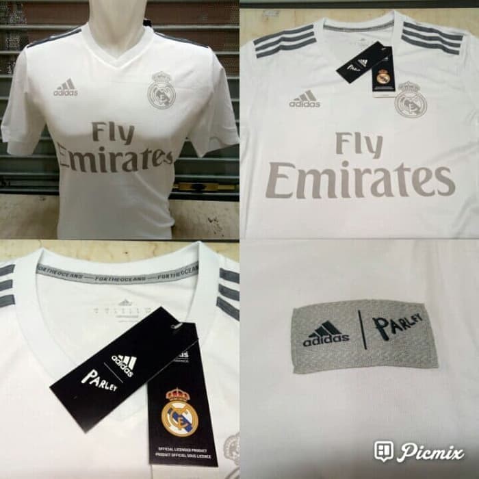 JERSEY BOLA REAL MADRID PARLEY 2018/2019 GRADE ORI Import