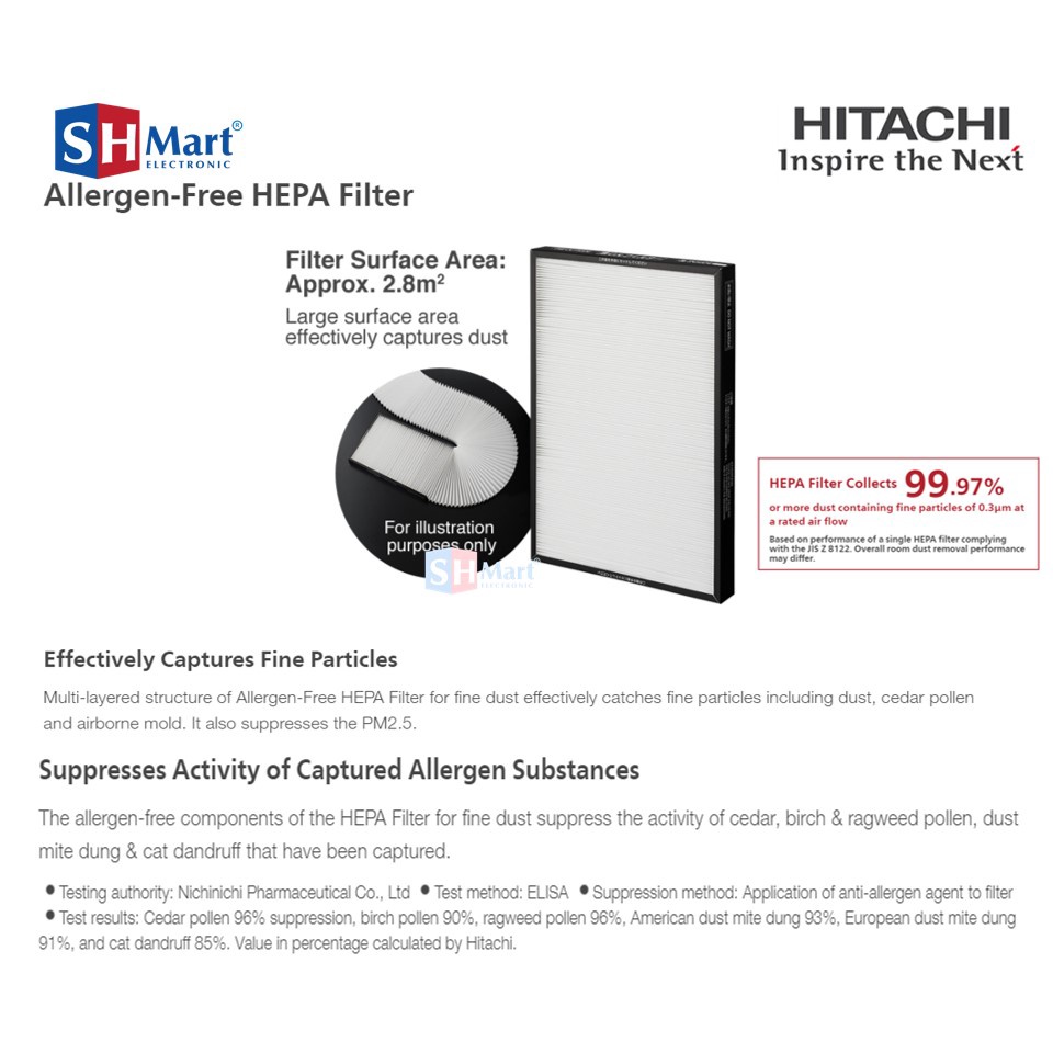 AIR PURIFIER HITACHI EPL110E  BROWN COLOR MADE IN JAPAN (MEDAN)