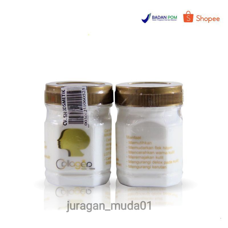 (ORIGINAL) bibit collagen syb bibit pemutih collagen body lotion pemutih badan