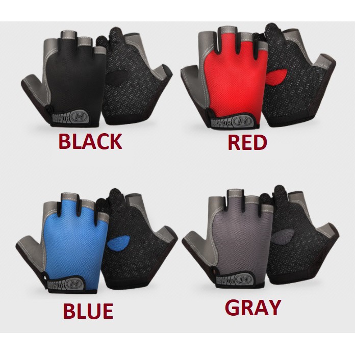 Sarung Tangan Sepeda dan Motor Import Half Fingers - ST001 Bike Gloves