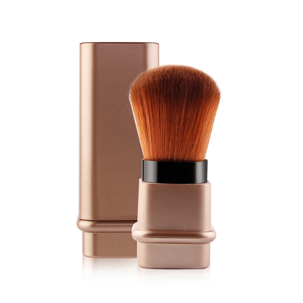 MAANGE 1PCS Brush Blush On Kuas Make Up Rias Dapat Ditarik Dengan Penutup 5436