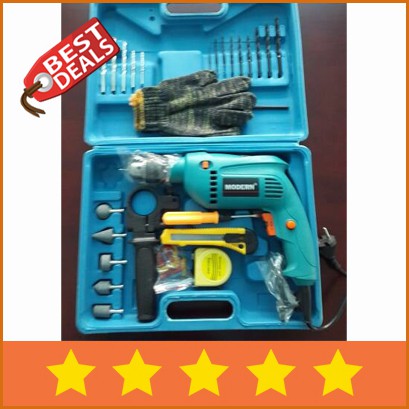 Original Alat Bor / Mesin Bor Modern Perkakas 13mm M2130 Tembok , kayu , Besi , Beton Peralatan Bor