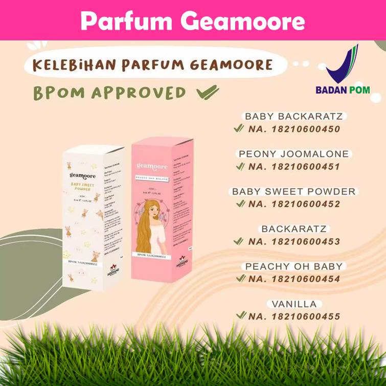 Parfum Geamoore - GEAMORE ROLL ON INSPIRED PARFUME | VSCENT GEAMOORE | BODY MIST GEAMOR | ADDICTED SERIES | HAIR PARFUME | FULLPACK | SPRAY [BPOM]