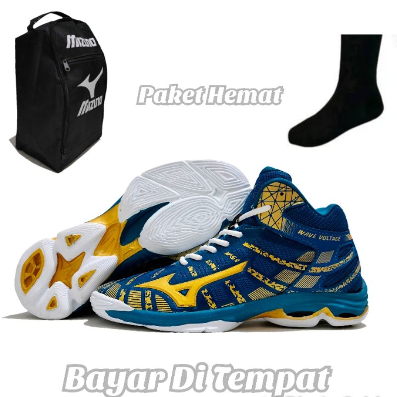 Mizuno Wave Voltage / Sepatu Voli Mizuno Wave Voltage Mid / Sepatu Volly Mizuno Momentum