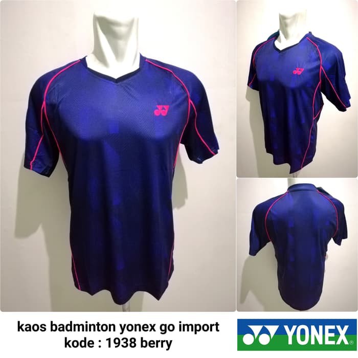 Baju badminton yonex jersey kaos badminton Yonex 1938 BERRY import