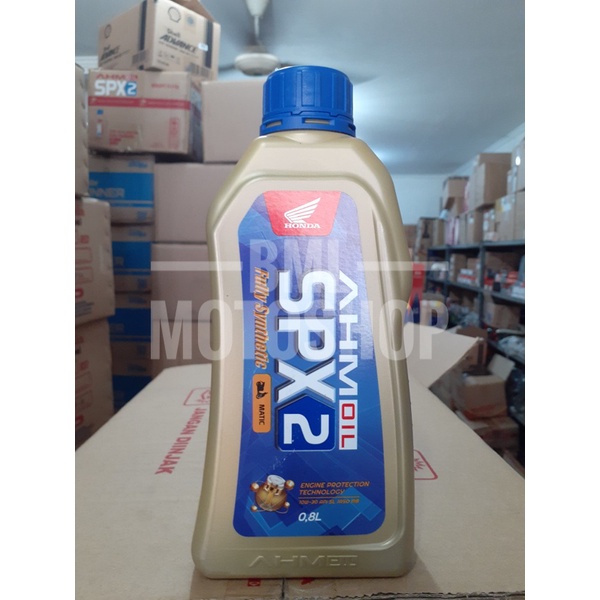 Oli Matic Honda Spx 2 800ml AHM Orisinil Oli Motor Matic 10W-30 API SL JASO MB Beat Vario PCX Scoopy Genio Adv