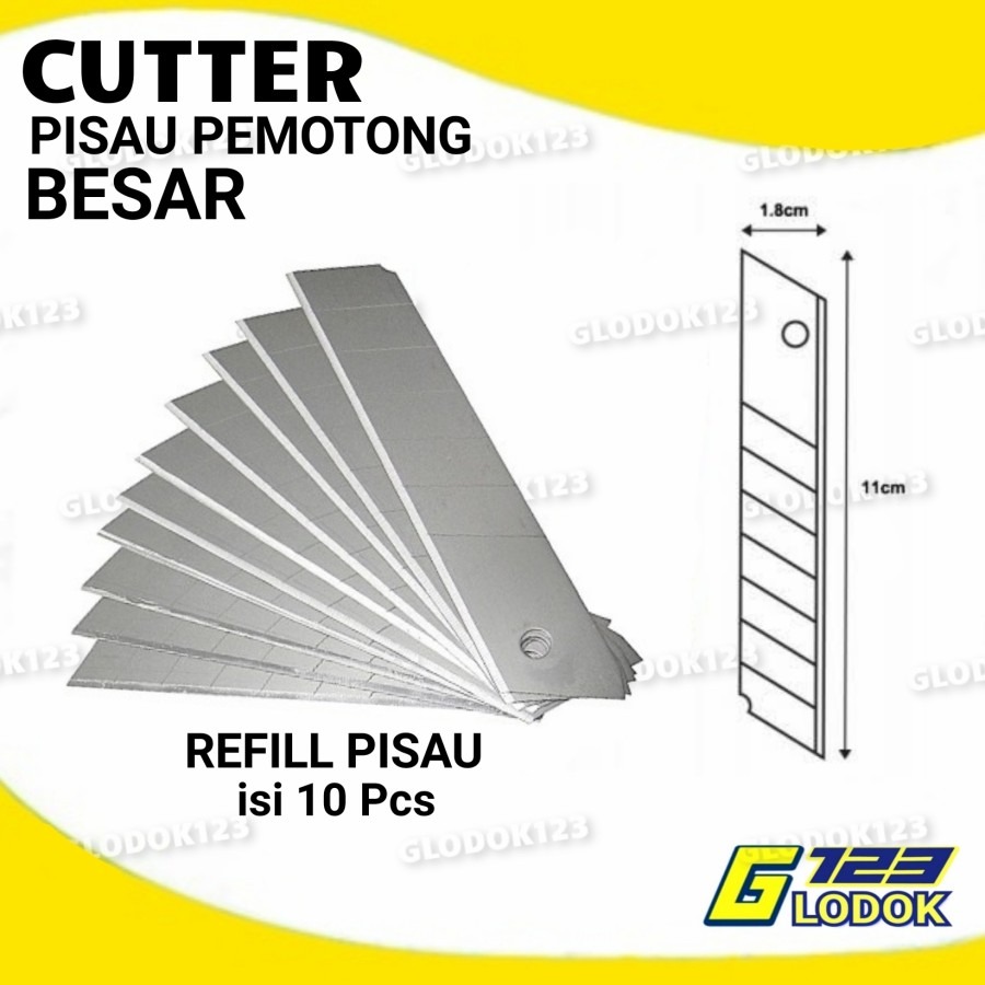 Cutter Pisau Alat Pemotong  Cutter Besar