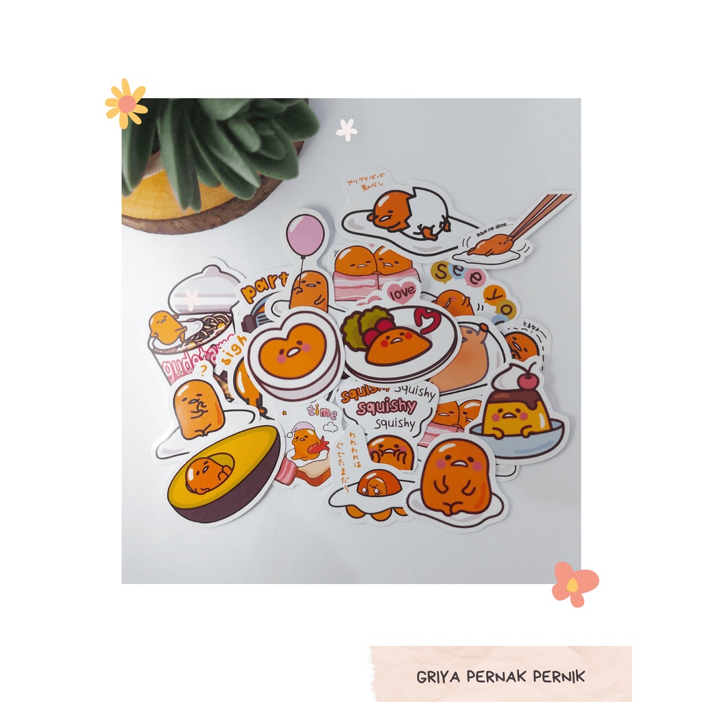 

Pernak Pernik - Stiker Gudetama | Stiker Lucu | Stiker Tumblr Hp