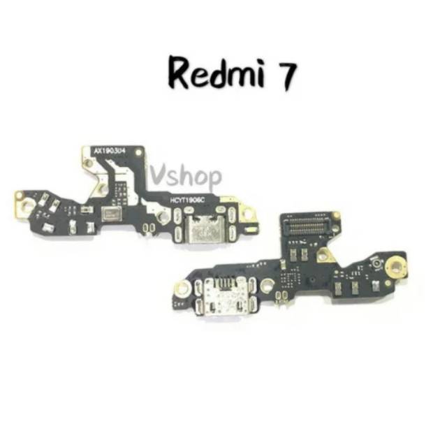 Flexible Charger Konektor Cas Xiaomi Redmi 7 Original