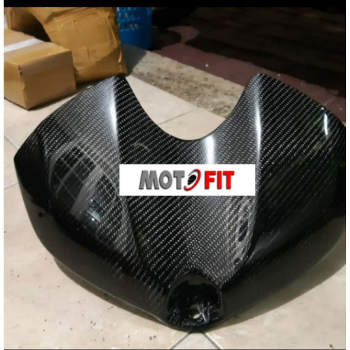 yamaha r6 2008 -2016 carbon kevlar asli tankpad tangpad depan