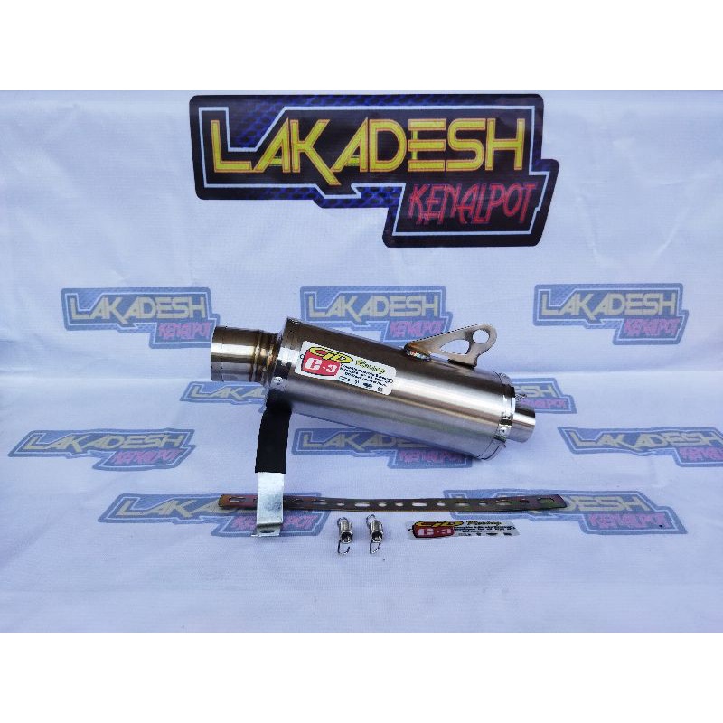 SILENCER (ONLY) KNALPOT CLD C3 (INLET 38/50) BEAT MIO VARIO AEROX SCOOPY NMAX PCX ADV LEXI GENIO DLL