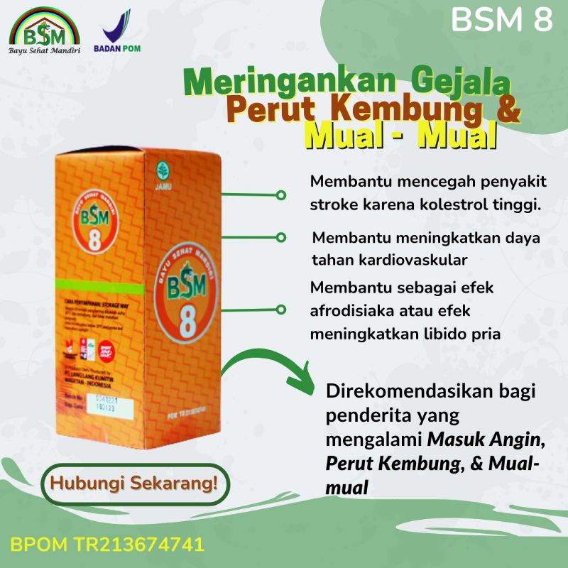 BSM 8. (PENGGANTI BAREFIT) .PRODUK TERBARU BPK. BAYU DININGRAT