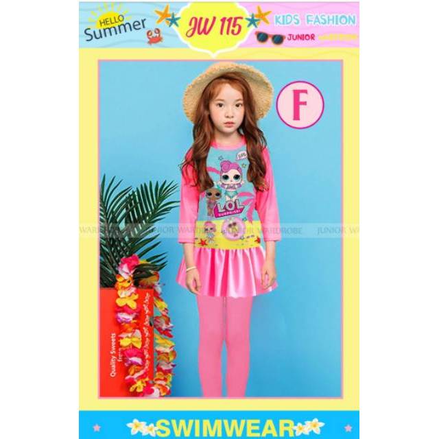 BAJU RENANG ANAK JW 115 LOL SURPRISES